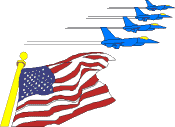 U.S. Flag and Jets